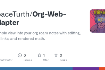 SpaceTurth/Org-Web-Adapter: A simple view into your org roam notes with editing, backlinks, and rendered math.