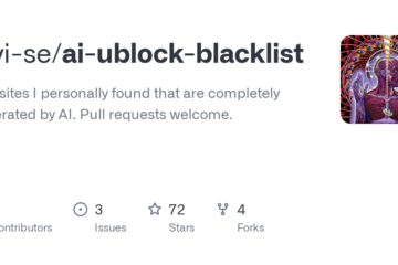 alvi-se/ai-ublock-blacklist: Websites I personally found that are completely generated by AI. Pull requests welcome.