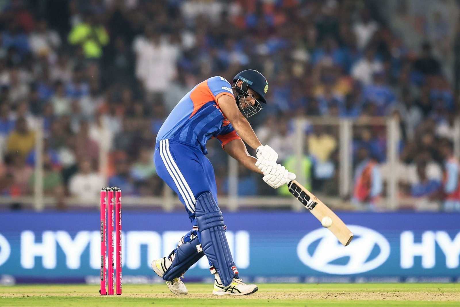 Shivam Dubey hit four fours and six sixes during his 66-run knock. [P/C: Getty]