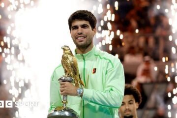 Qatar Open: Carlos Alcaraz defeats Arthur Fels in 50 minutes to win the title
