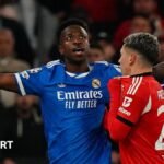 Vinicius Junior: Benfica’s Gianluca Pristiani has been provisionally suspended for one match after alleged racist abuse.
