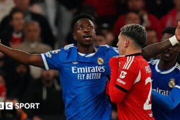 Vinicius Junior: Benfica’s Gianluca Pristiani has been provisionally suspended for one match after alleged racist abuse.