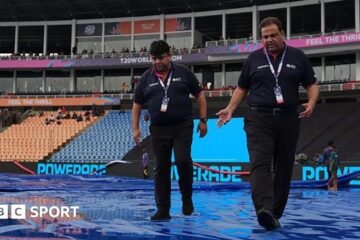 T20 World Cup: Rain ends Ireland and Australia’s Super 8s hopes after Irish Group B match against Zimbabwe