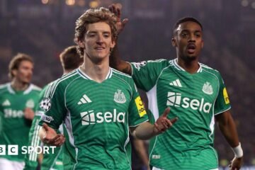 Anthony Gordon: Newcastle striker breaks Alan Shearer’s record