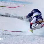 Lindsey Vonn returns to the US after crashing the Winter Olympics