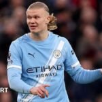 Manchester City: Pep Guardiola says Erling Haaland is putting pressure on himself to score