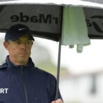 Rory McIlroy is among the frontrunners at the windy Genesis Invitational