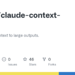 mksglu/claude-context-mode: Stop losing context to large outputs.