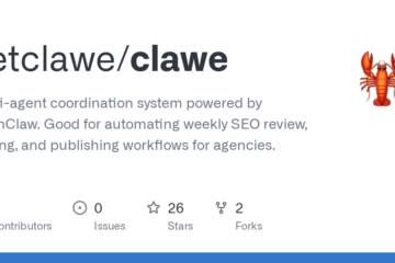 getclawe/clawe: Multi-agent coordination system powered by OpenClaw. Good for automating weekly SEO review, editing, and publishing workflows for agencies.