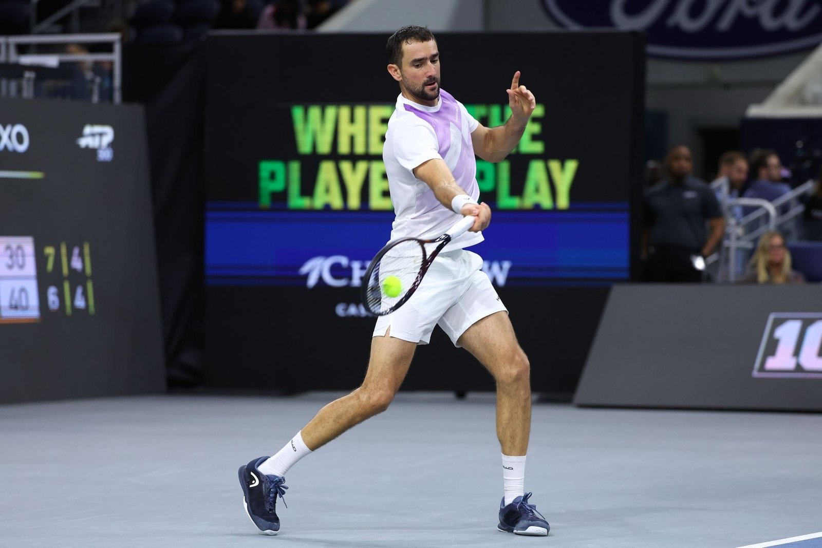 Marin Cilic at the 2026 Dallas Open. (Photo: GETTY)