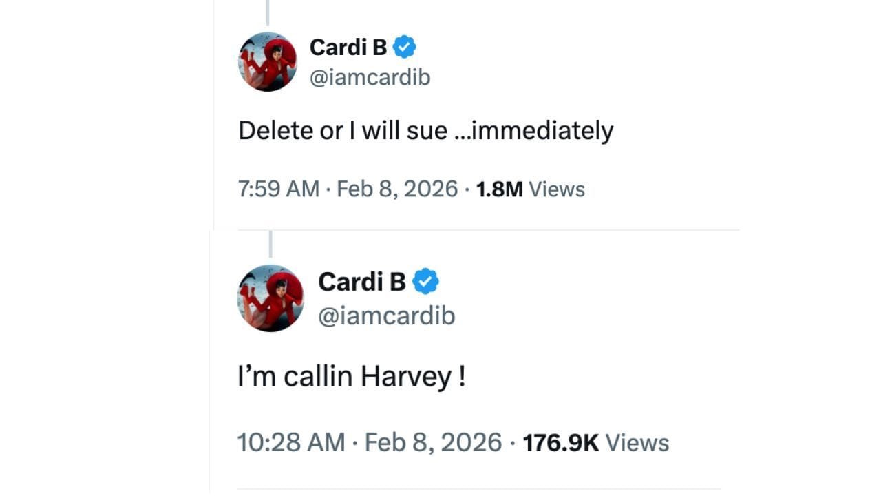 Cardi B responds to TMZ, sharing her viral robot video.