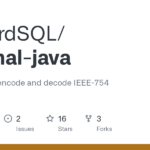 FirebirdSQL/decimal-java: Java library to encode and decode IEEE-754 decimals