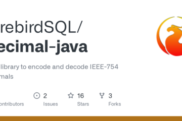 FirebirdSQL/decimal-java: Java library to encode and decode IEEE-754 decimals