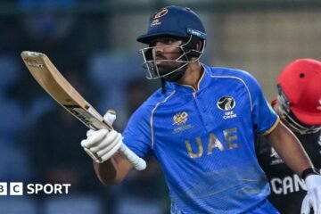 T20 World Cup: UAE boosts Super 8s hopes with win over Canada thanks to half-centuries from Aryansh Sharma and Sohaib Khan while
