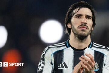 Sandro Tonali: Newcastle midfielder ‘very happy’ at club amid Arsenal links