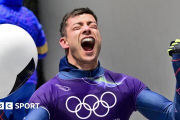 Matt Weston: Skeleton pilot wins Olympic gold confirmed for GB’s first Games medal