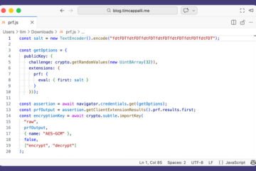 Please, please, please stop using passkeys for encrypting user data · Timbits