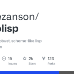 JeffBezanson/femtolisp: a lightweight, robust, scheme-like lisp implementation