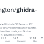 bethington/ghidra-mcp: Production-grade Ghidra MCP Server — 132 endpoints, cross-binary documentation transfer, batch analysis, headless mode, and Docker deployment for AI-powered reverse engineering