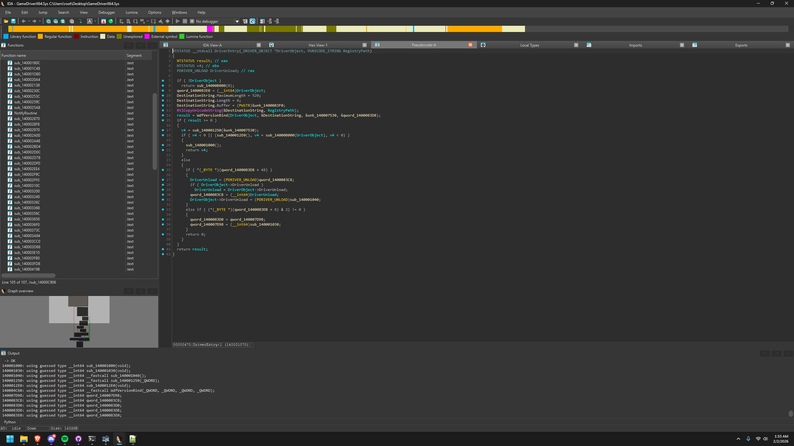 Driver file in directory