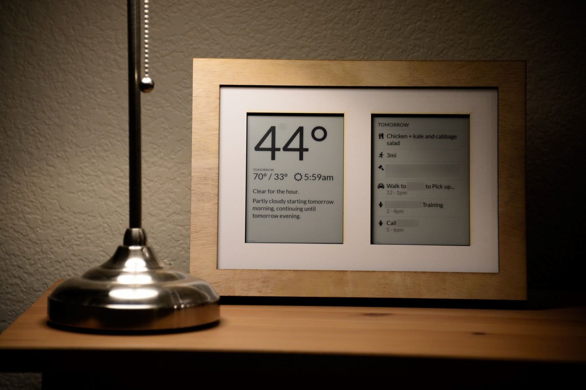 Kindle display in low light