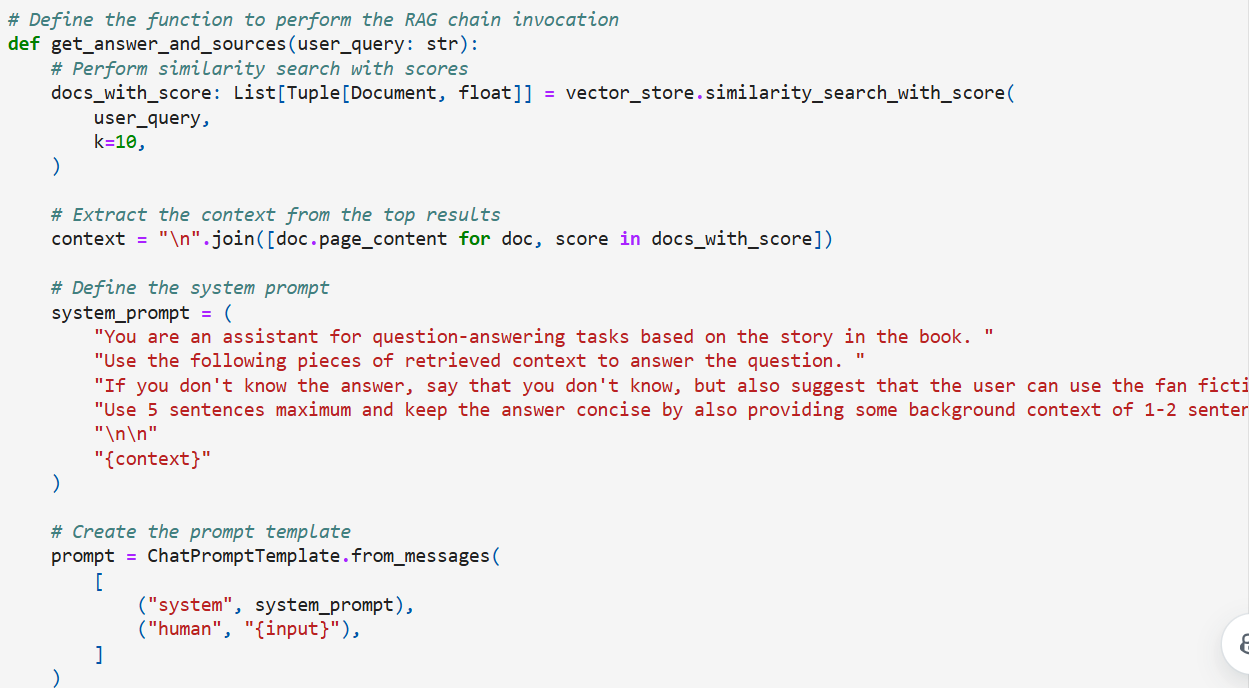 Image langchain rag q amp A