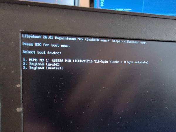 Libreboot, SeaBIOS payload