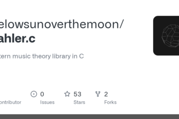 thelowsunoverthemoon/mahler.c: Western music theory library in C