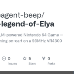 sophiaeagent-beep/n64llm-legend-of-Elya: World’s First LLM-powered Nintendo 64 Game — nano-GPT running on-cart on a 93MHz VR4300