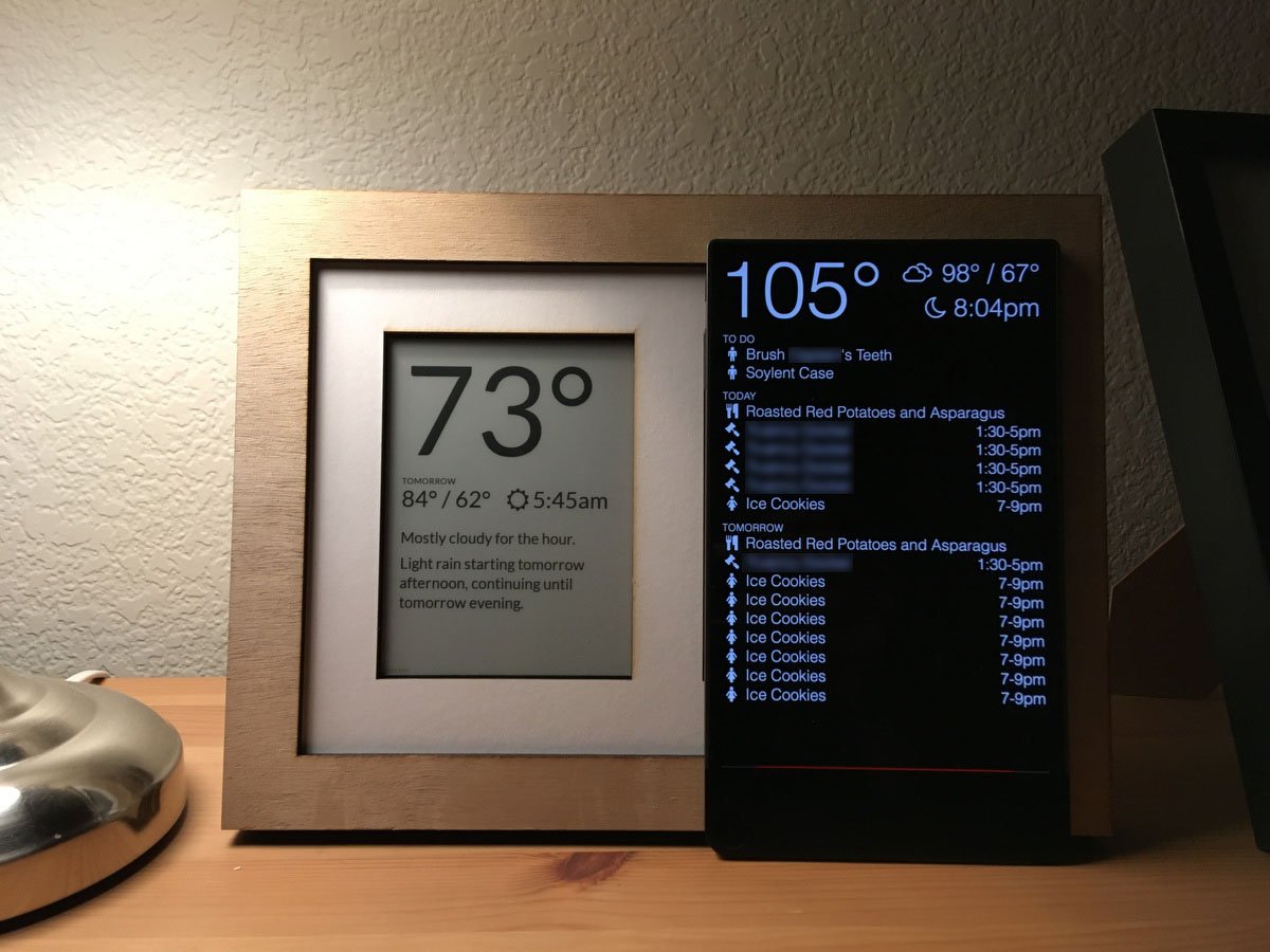 OLED tablet compared with epaper display