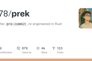 j178/prek: ⚡ Better `pre-commit`, re-engineered in Rust