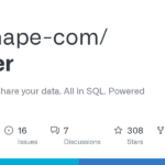 taleshape-com/shaper: Visualize and share your data. All in SQL. Powered by DuckDB.
