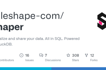 taleshape-com/shaper: Visualize and share your data. All in SQL. Powered by DuckDB.
