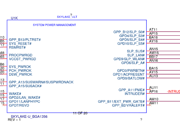 Referencing the schematic