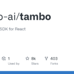 tambo-ai/tambo: Generative UI SDK for React