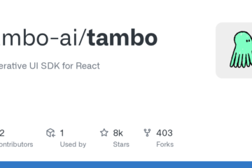 tambo-ai/tambo: Generative UI SDK for React