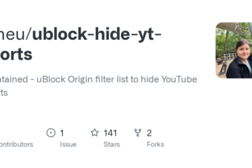 GitHub – i5heu/ublock-hide-yt-shorts: Maintained – uBlock Origin filter list to hide YouTube Shorts
