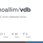 abdimoallim/vdb: A header-only C vector database library