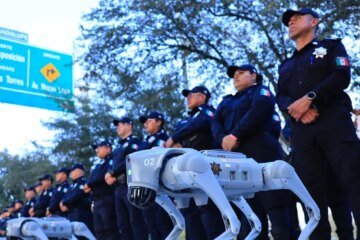 Robotic dogs patrol the 2026 World Cup in Mexico