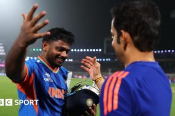 T20 World Cup 2026 results: Sanju Samson’s 97 gives India win over Windies and decides England half