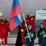 Winter Paralympics 2026: Russian and Belarusian athletes parade behind national flags at the opening ceremony