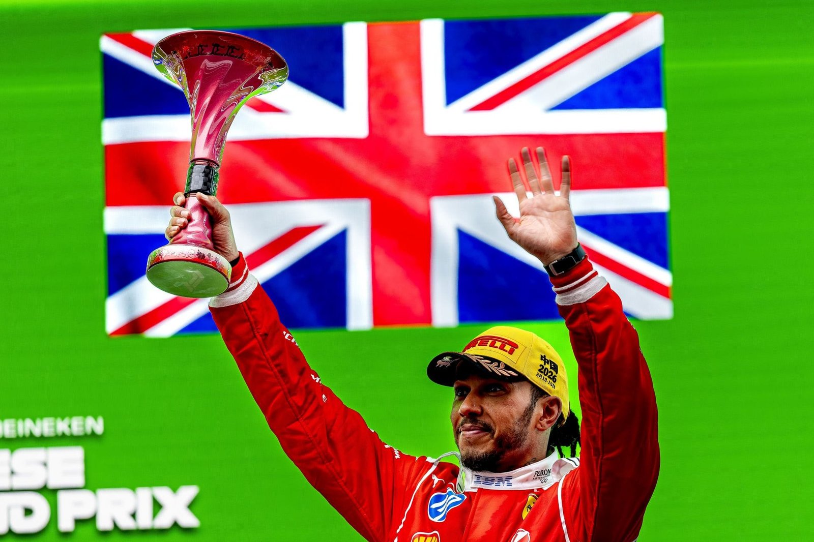 Lewis Hamilton at the Chinese Grand Prix - Source: Getty