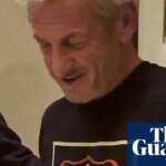 Sean Penn receives an Oscar made from a damaged Ukrainian railway car after Zelensky’s meeting Sean Penn