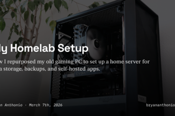 My Homelab Setup