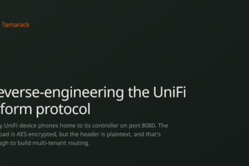Reverse-engineering the UniFi inform protocol — Tamarack