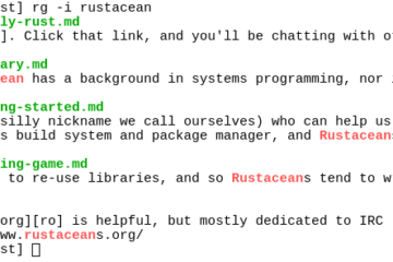 ripgrep is faster than 🚀