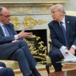 Watch: Trump meets with German Merz as the scope of the American-Israeli conflict with Iran expands