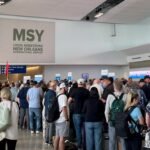 Weekend travelers are facing long waits at some airports during the Department of Homeland Security closure