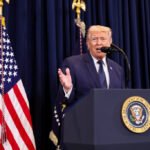 Watch: Trump holds a press conference to answer questions related to Iran