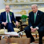 Watch: Trump talks about Iranian strikes and Kent’s resignation during a St. Patrick’s Day visit with Irish Taoiseach Martin
